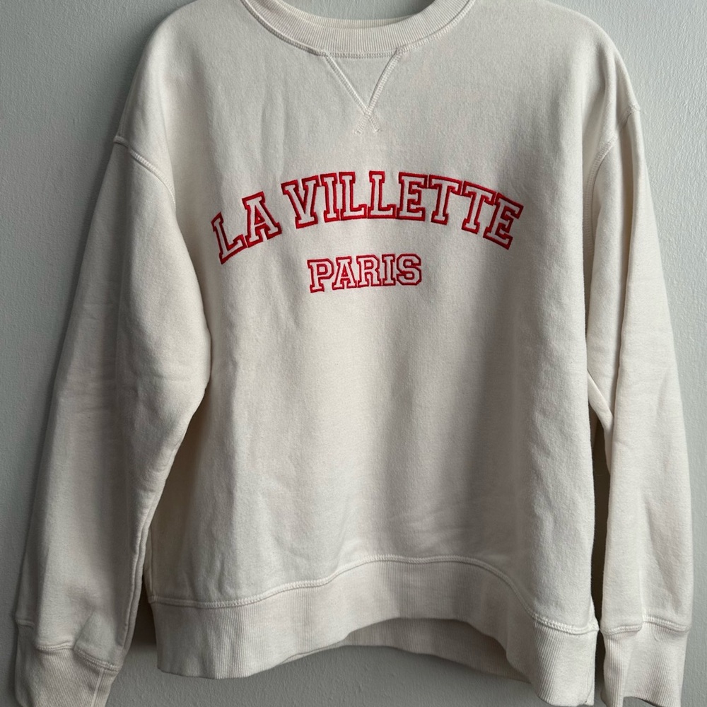 H&M Off-White “La Villette Paris” Sweatshirt (Size M)